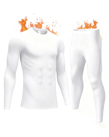 Thermal Underwear for Men Long Johns Set Fleece Lined Winter Cold Weather