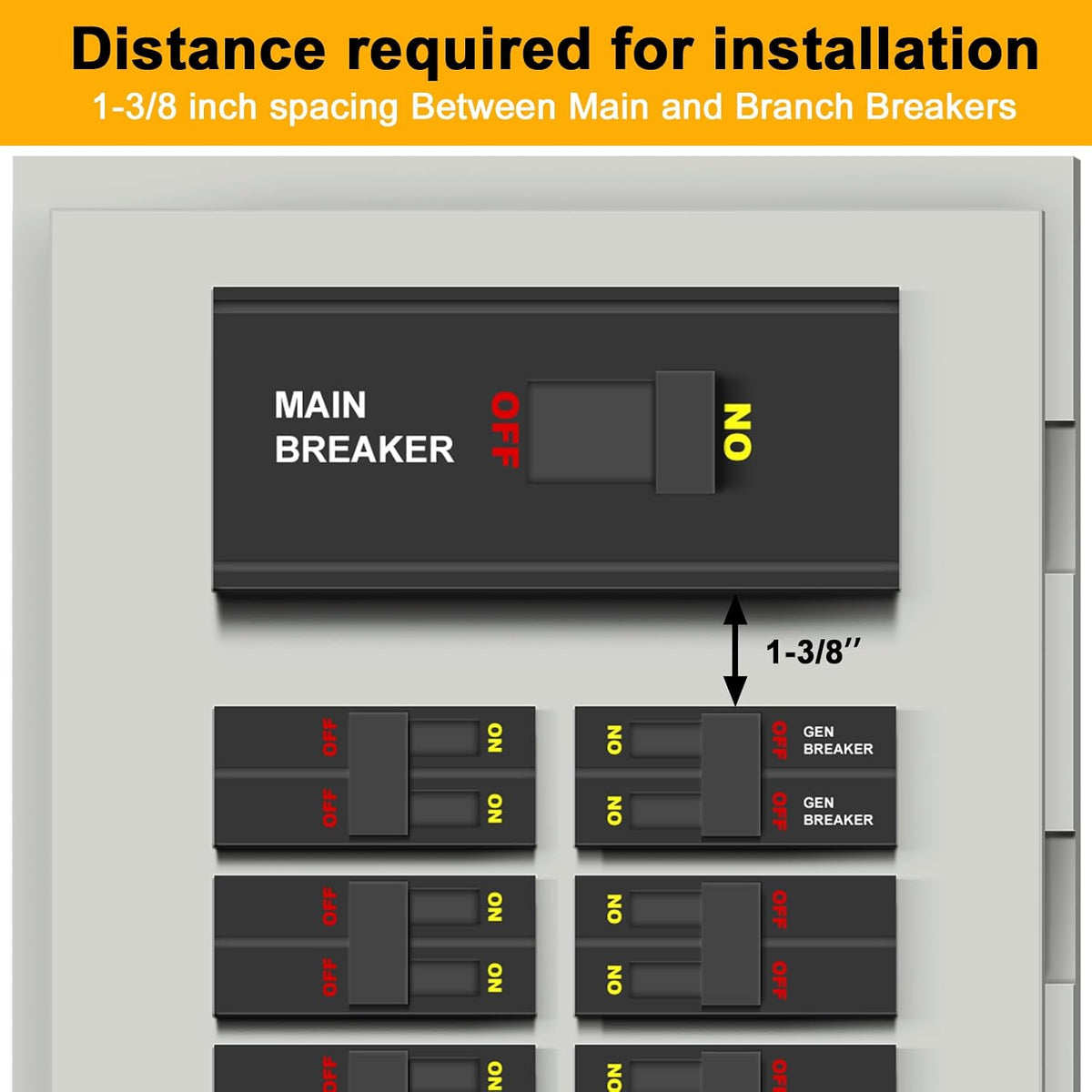 Generator Interlock Kit Compatible with Square D QO