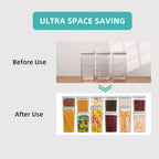 Food Storage Containers Pop Airtight Food Storage Containers with Lids for Kitchen Pantry Organizing Cereal Snack