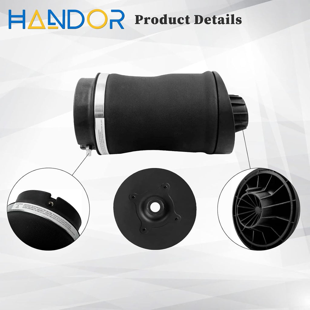 Handor 2513200025 Rear Air Suspension Spring Bags kit Compatible with Mercedes-Benz R350 R500 R320 R63 AMG 2006-2013 Replacment# 2513200425