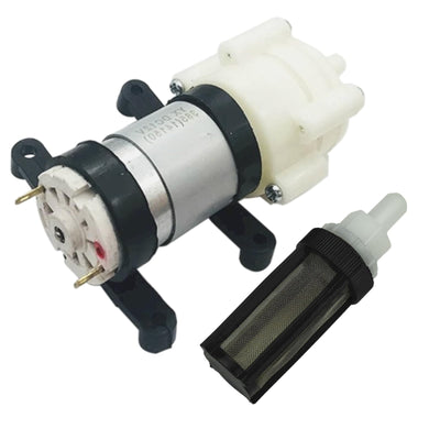 CONQUERALL 385 Water Pump Filter Set DC 12V Diaphragm Self-priming Water Pump for Bonsai Wigwam