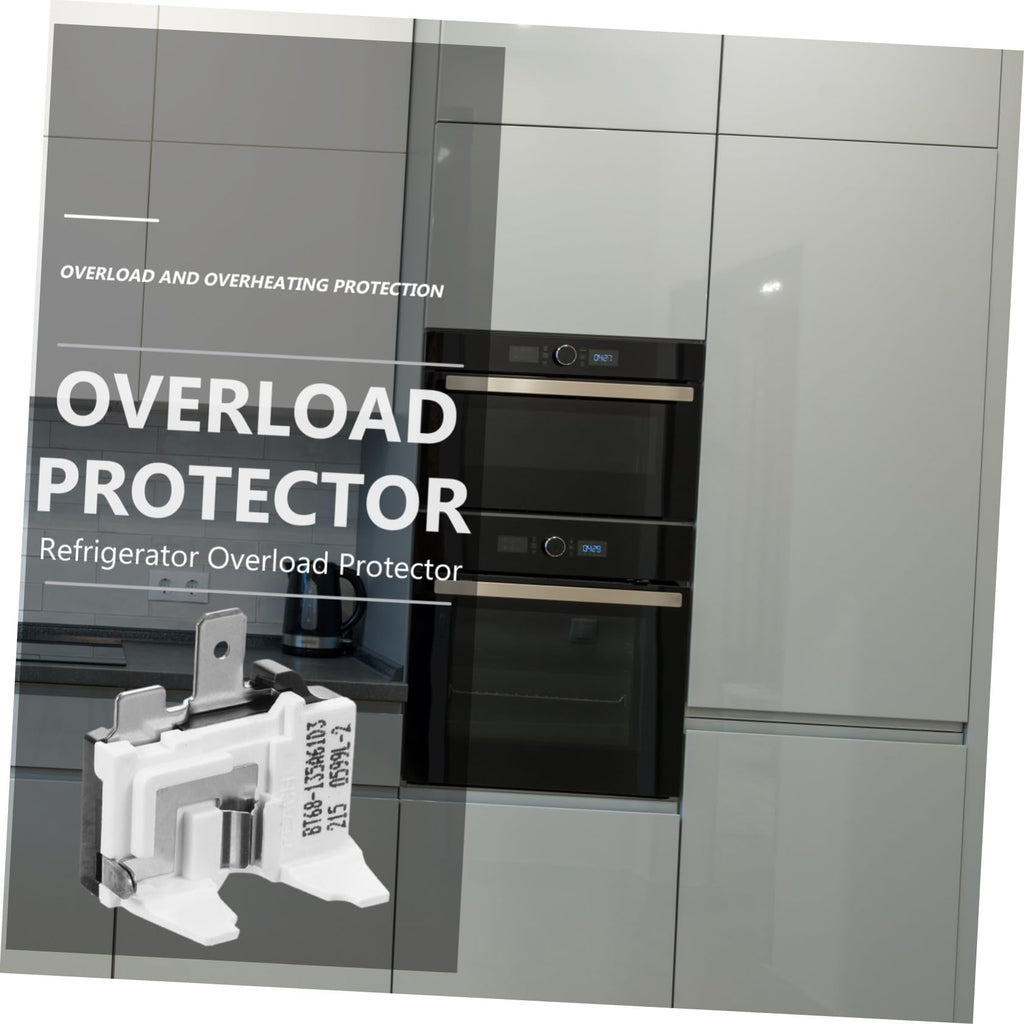 SOLUSTRE Refrigerator Compressor Protector Overheat Overload Easy Installation for Freezers Refrigerators Efficient