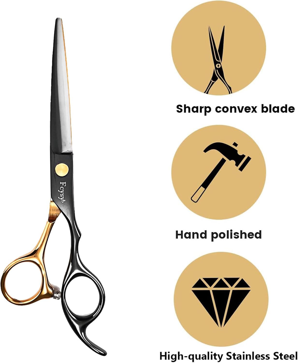 Professional Barber Scissors Kit - Thinning Shears for Texturizing Hair Cuts, Salon & Wig Scissors Set for Women & Men
