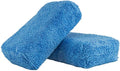 Premium Microfiber Applicator Pads, Soft Foam Core, 2 Pack | Ultra-soft foam-core pads apply sealants, dressings and