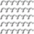 (30 Pack) Yariwiz 3/4 inch Plastic PVC Flex Electrical Conduit Strap Clamp Fittings