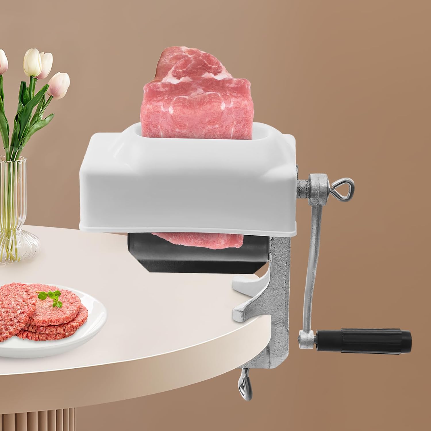 Manual Meat Tenderizer Tool, Heavy Duty Meat Tenderizer Cuber, Meat Cuber Tenderizer Machine for Beef, Pork, Chicken
