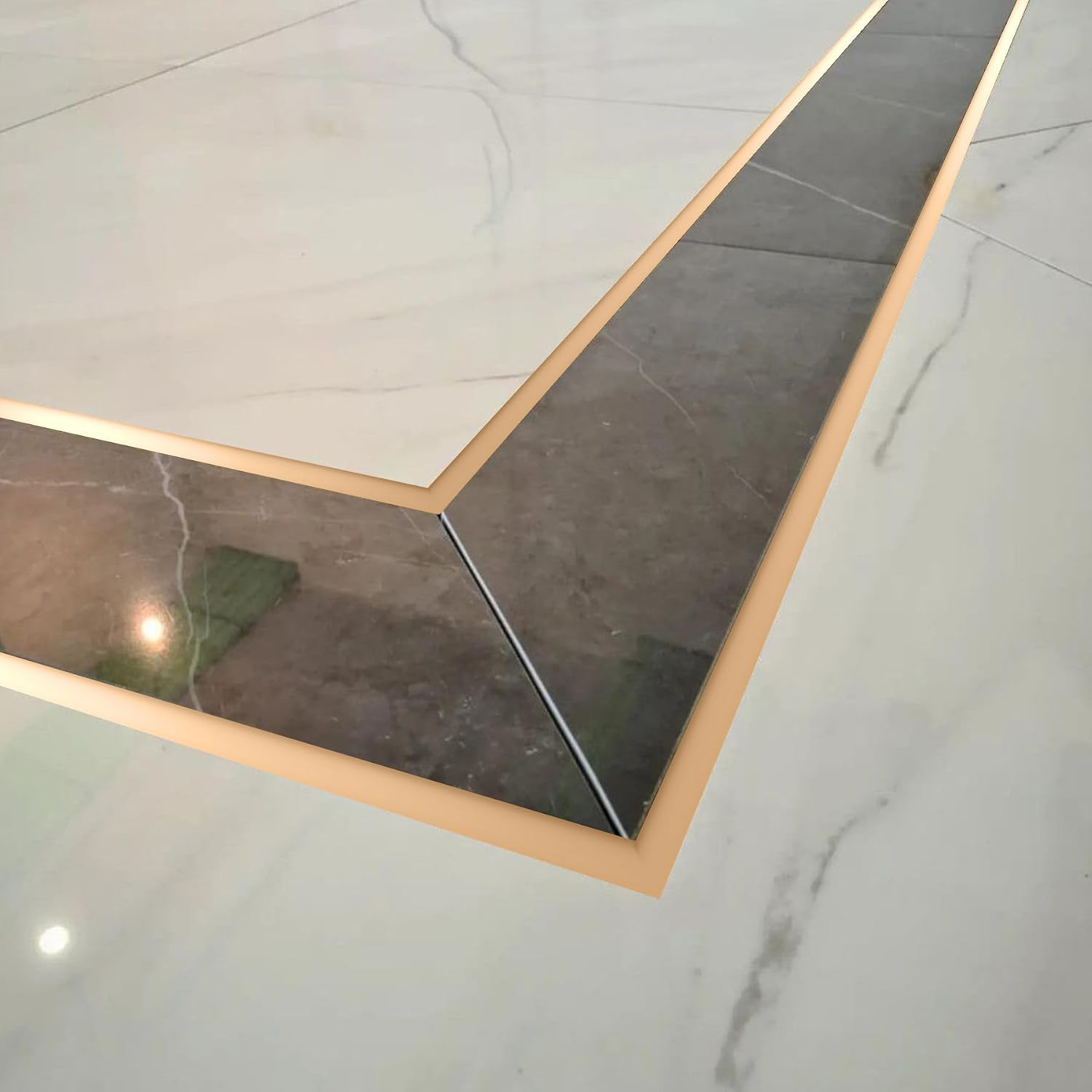 Aluminum T Molding Floor Transition Strip, T Moulding for Laminate Flooring Planks, Vinyl Floor Transition, Rubber