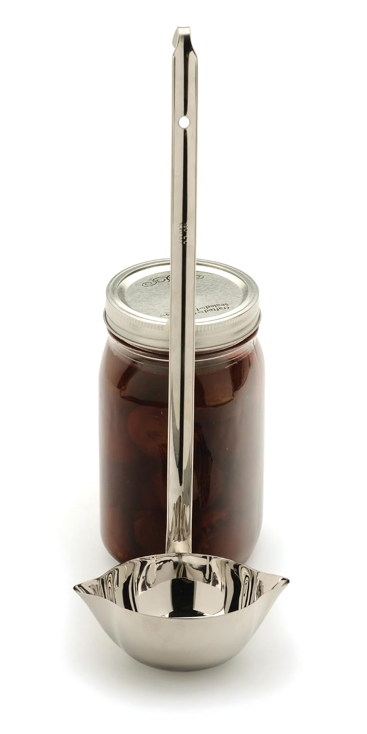 Endurance Canning Collection Non-Reactive 18/8 Stainless Steel, Dishwasher Safe, Ladle, 13-1/2"