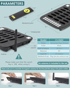 Long Range Wireless Restaurant Pager System,2000Ft Coverage with Vibration & Flashing Alert, Ideal for Food Trucks