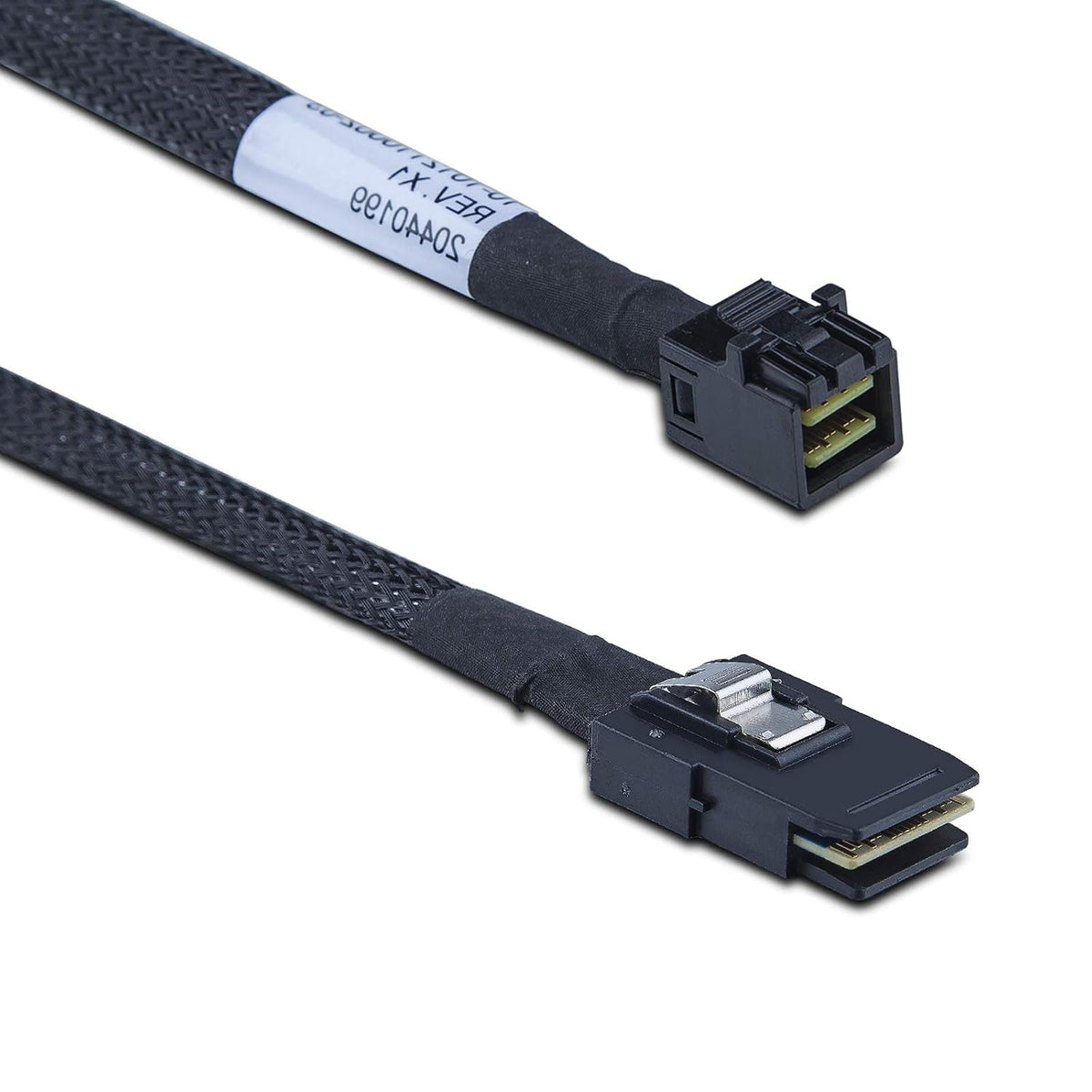 10Gtek SFF-8643 to SFF-8087 Mini SAS HD Cable, SAS 3.0 to 2.0, Compatible with RAID Controllers, Servers, Backplanes and Hosts, 100-Ohm, 0.5-m(1.6ft), 2 Pack