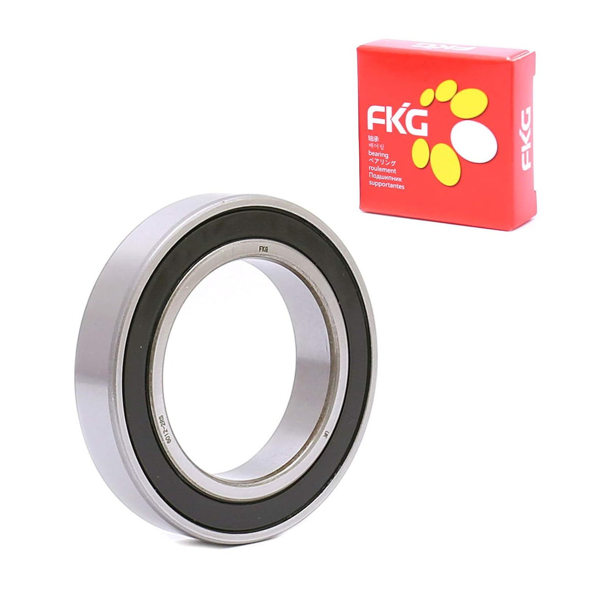 FKG 6012-2RS 60x95x18mm Deep Groove Ball Bearing Double Rubber Seal Bearings Pre-Lubricated