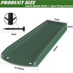 Downspout Splash Block, 24" Rain Gutter Downspout Extensions