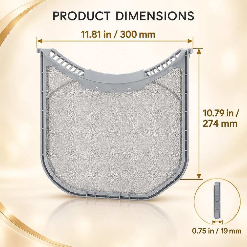 Dryer Lint Filter Replacement for LG DLG3051W 2013–2015