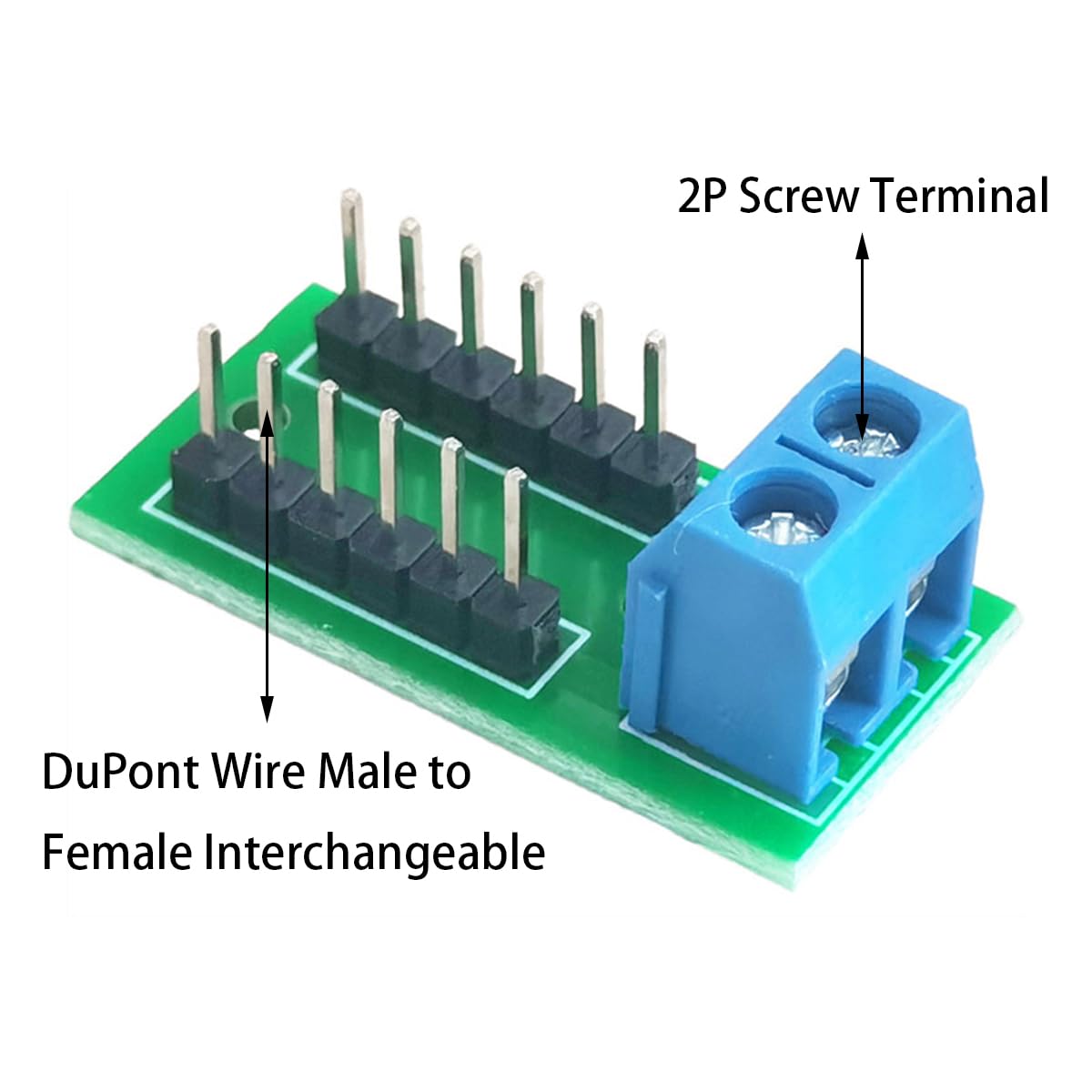 5Pcs 2x6 Position Terminal Block Distribution Module