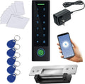 WiFi Remote Add Delete User Biometric Fingerprint RFID Password Access Controller +North American Heavy Duty Strike