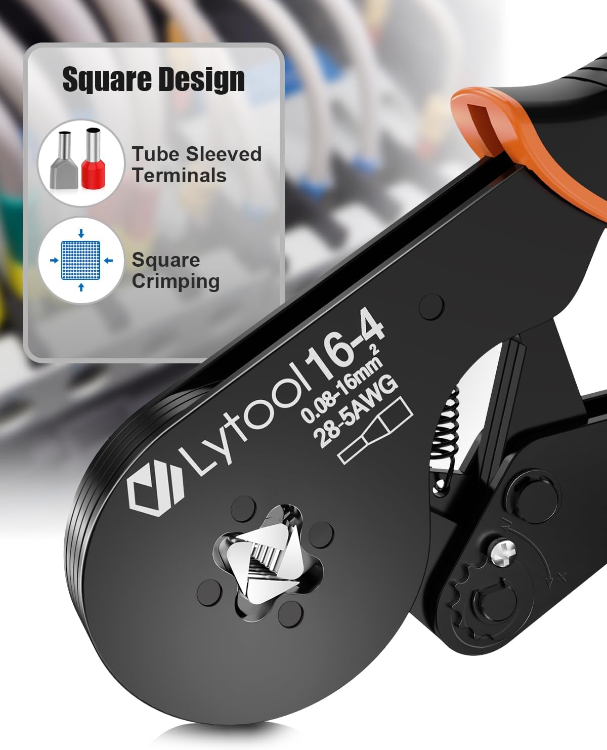 Lytool Wire Ferrule Crimping Tool Kit(AWG 28-5) with 1200PCS Wire Ferrule