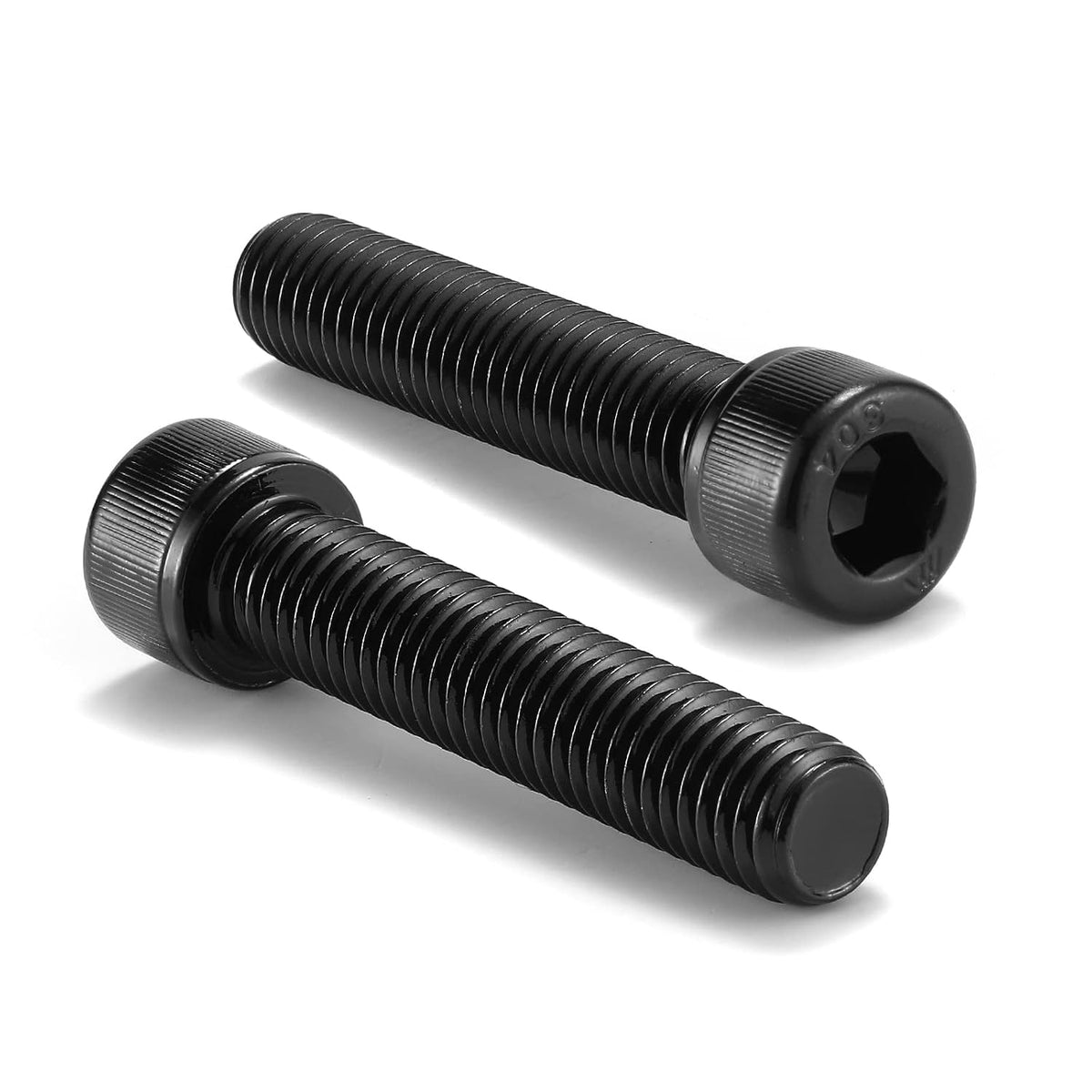 1/2-13 x 2-1/2" Socket Head Cap Screws Bolts, 10Pcs 304 Stainless Steel 18-8, Allen Socket Hex Drive, Full Thread, Black Oxide by SG TZH(with Hex Spanner)
