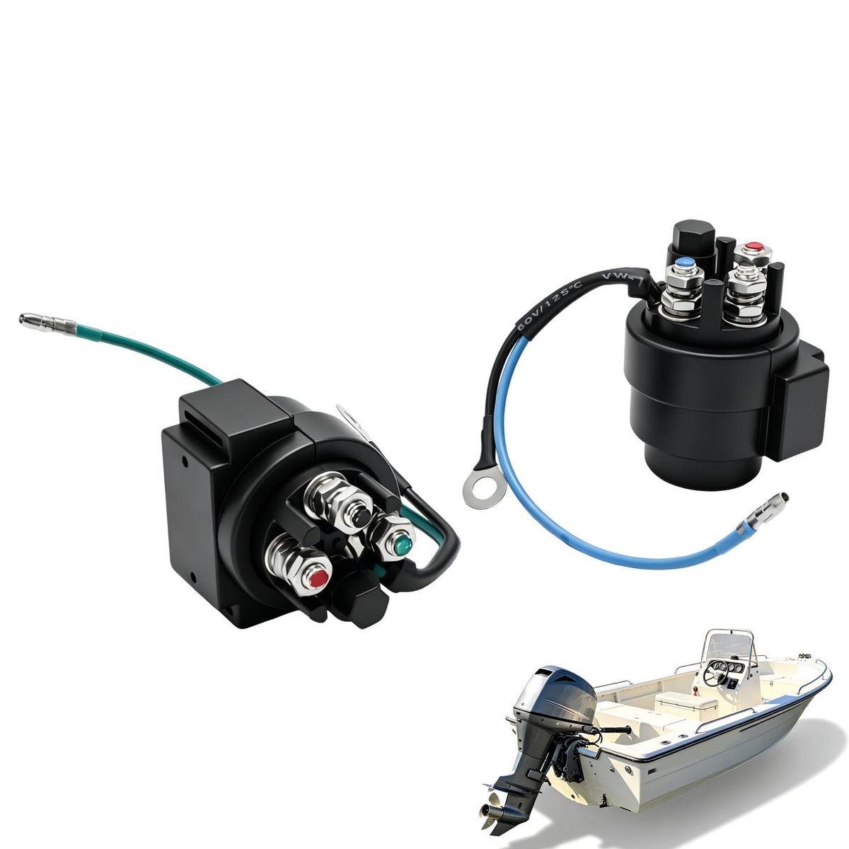 XFApex 3C8-72581-0 3C8-72580-0 Trim Tilt Solenoid Relay Switch Replacement