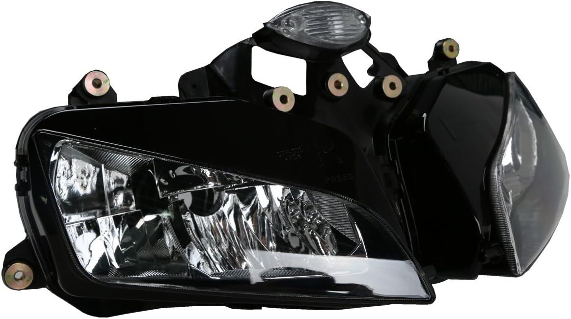 XFMT Motorcycle Headlight Head Light Lamp Assembly Compatible with 2003-2006 Honda CBR 600RR 2004 2005