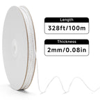 2MM White String, 328 Feet Cotton Butchers Twine for Craft & Cooking