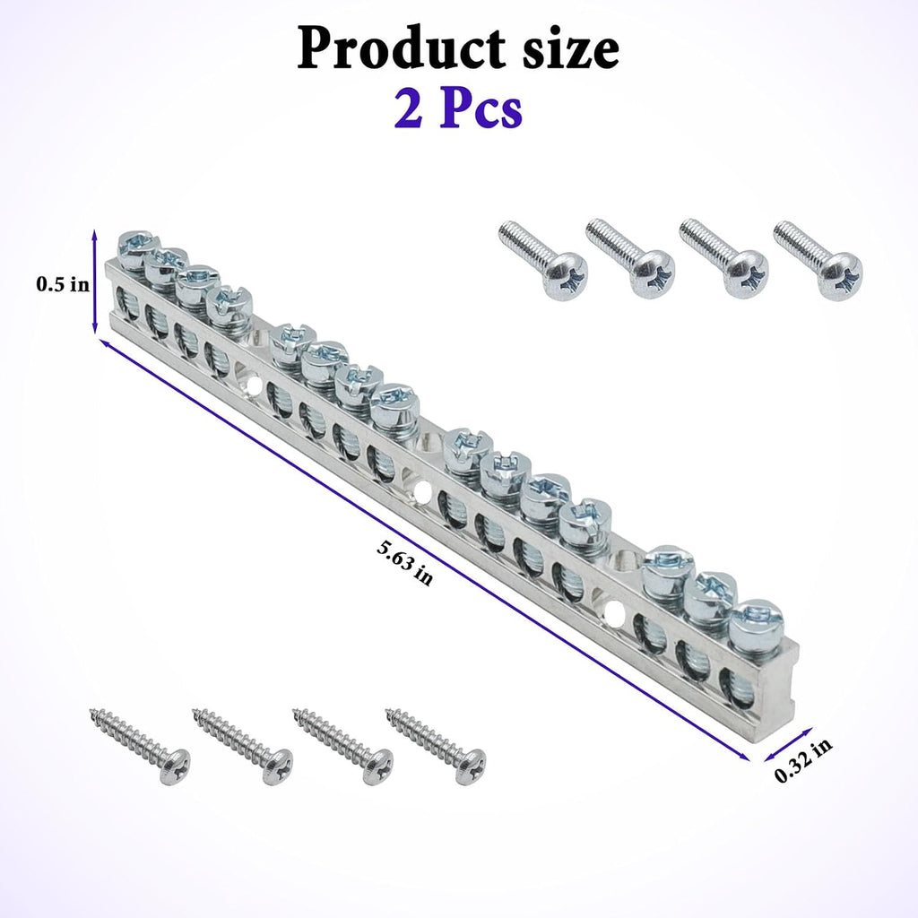 Ground Bar Kit for Square D 2 Pack