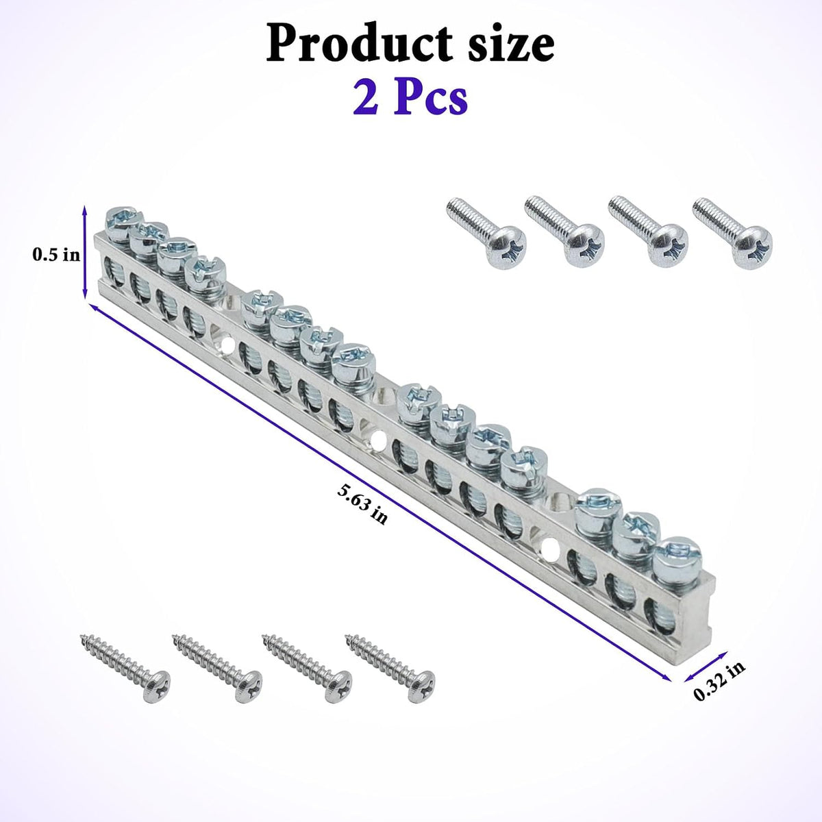 Ground Bar Kit for Square D 2 Pack