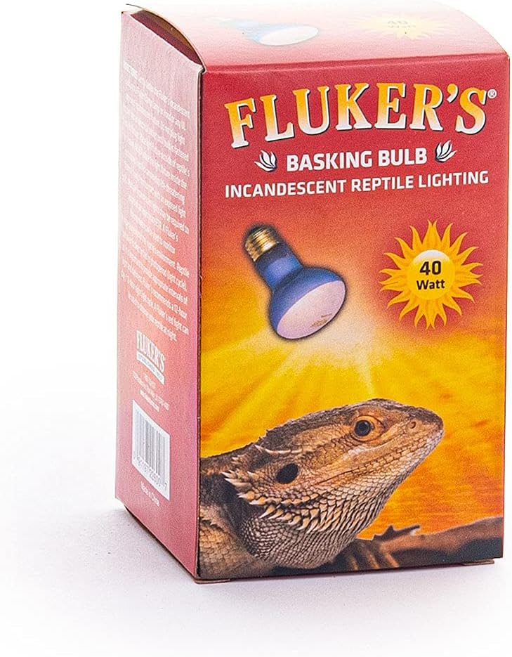 Incandescent Basking Spotlight Bulbs for Reptiles Tanks, Reptile Heat Lamp Bulbs for Infrared Light, 40-Watt