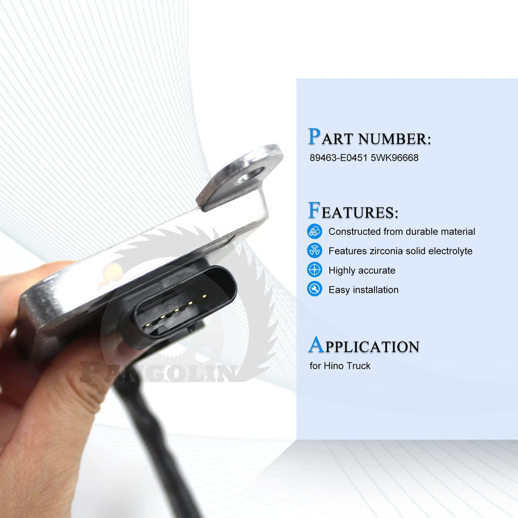 PANGOLIN 89463-E0451 Nox Sensor Nitrogen Oxide Sensor for Hino Truck