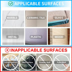 50PCS Double Sided Adhesive Pads for Mounting, 2-3/8inch Two Sided Pre-Cut Square Tape, Sticky Tack Double Sided Tape