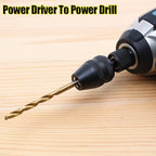 Keyless Drill Chuck for Impact Driver Chuck Conversion Adapter