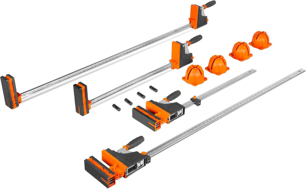 Parallel Clamp Kit with Two 24-Inch Clamps, Two 50-Inch Clamps, and Framing Kit (CLP14A)