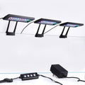 Clip On Aquarium LED Light with Multi-Channel Controller, Fish Tank Light 24/7 Lighting Sunrise-Daylight-Moonlight