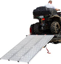 6' 5" ATV UTV Loading Ramp, 1,500 lb Cap, Aluminum, Folding