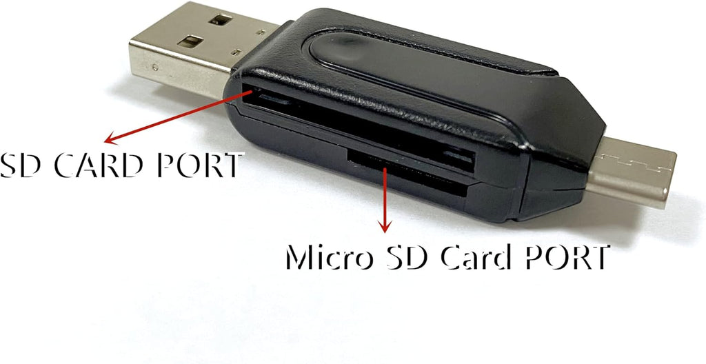 NanoVNA USB C & USB 3.0 OTG Card Reader and 2-in-1 Memory Card Reader with Dual Connectors Compatible with NanoVNA H