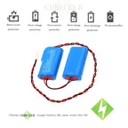 Cameron Sino (2Pack) Replacement for DUAL'LITE EVCUGWD4 EVCURWD4 Battery 1200mAh/6.4V