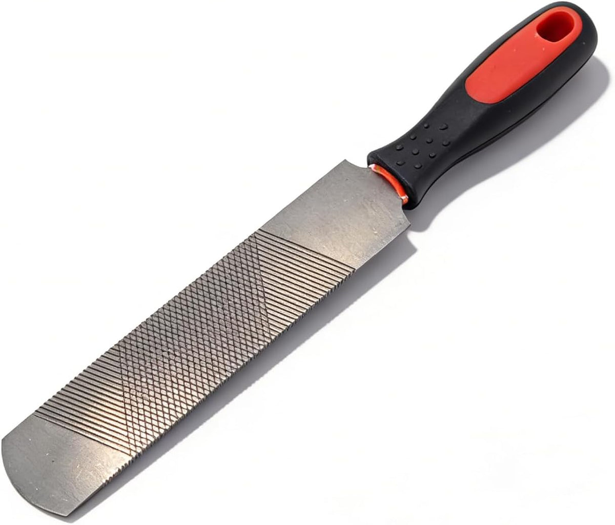 Horseshoe Trimming Tool 8 Inch Hoof Rasp, Solid Carbon Steel Horseshoe File with Rubber Handle, Double Sided Hoof