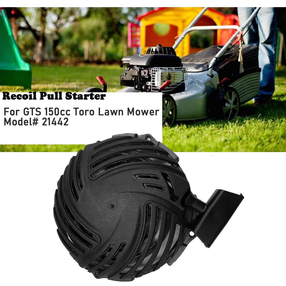 Recoil Rewind Pull Starter Compatible with GTS 150cc Toro Lawn Mower