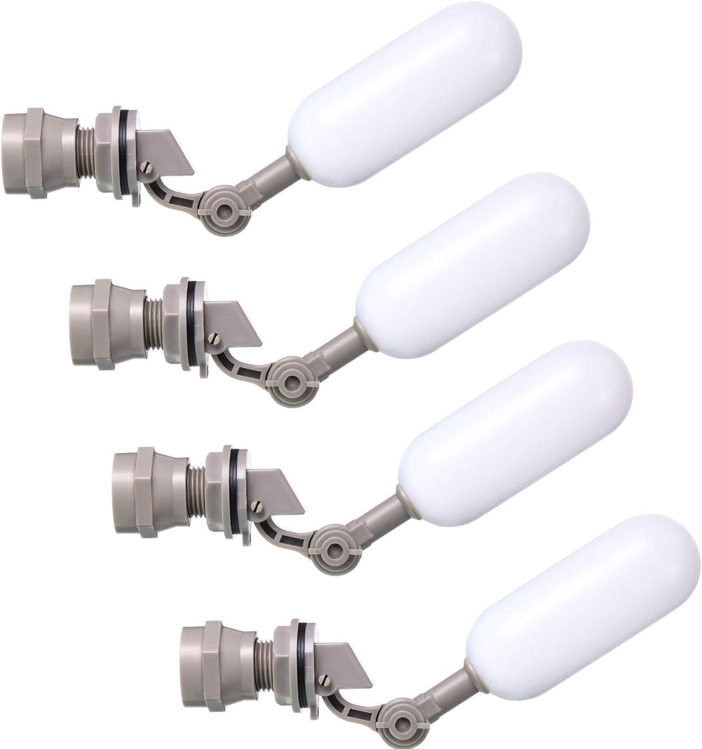 Mudder 4 Pack 1/2 Inch Mini Float Ball Valve with Adjustable Arm