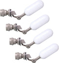 Mudder 4 Pack 1/2 Inch Mini Float Ball Valve with Adjustable Arm