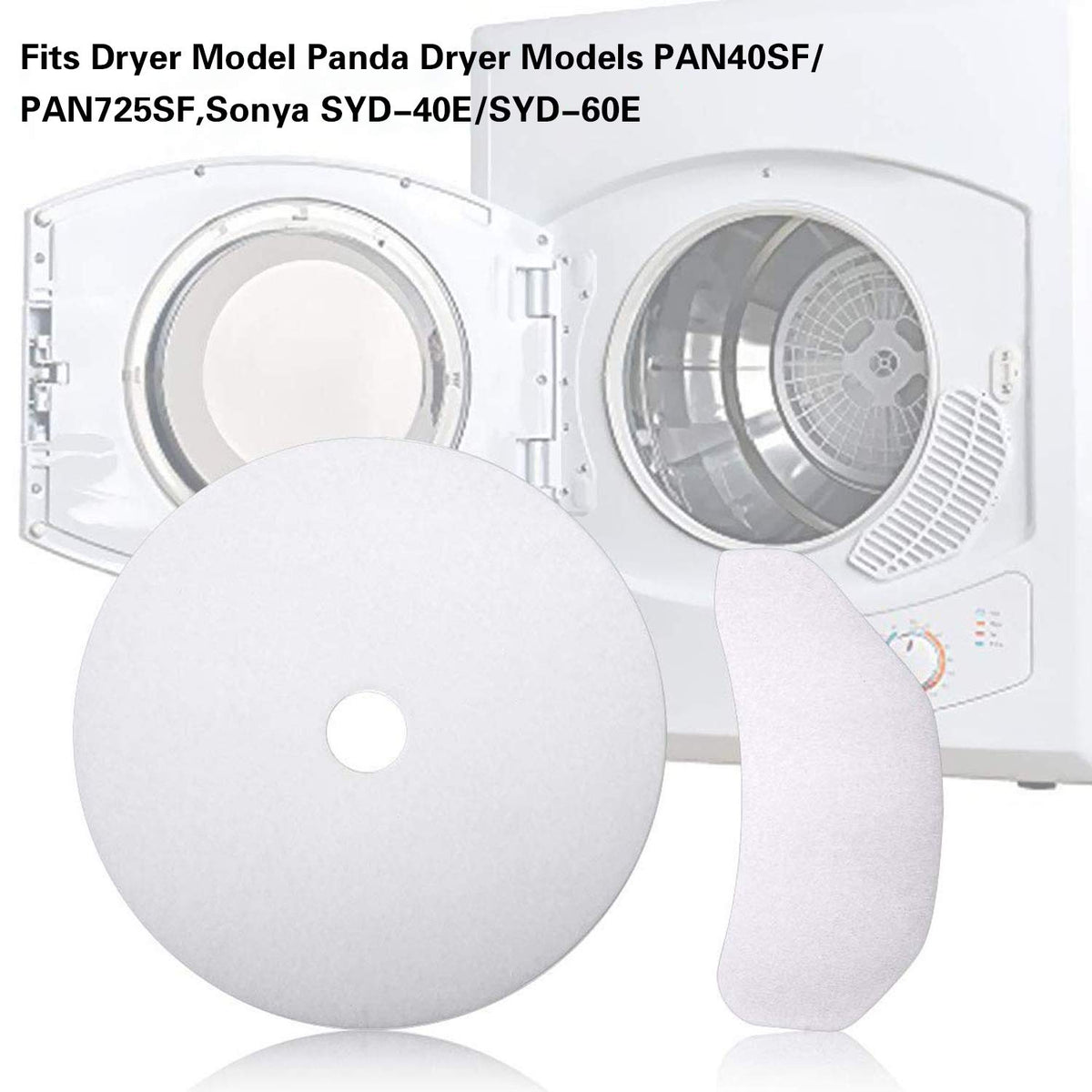 Imncya 20 Pcs Compatible Dryer Filter Replacement Set, White