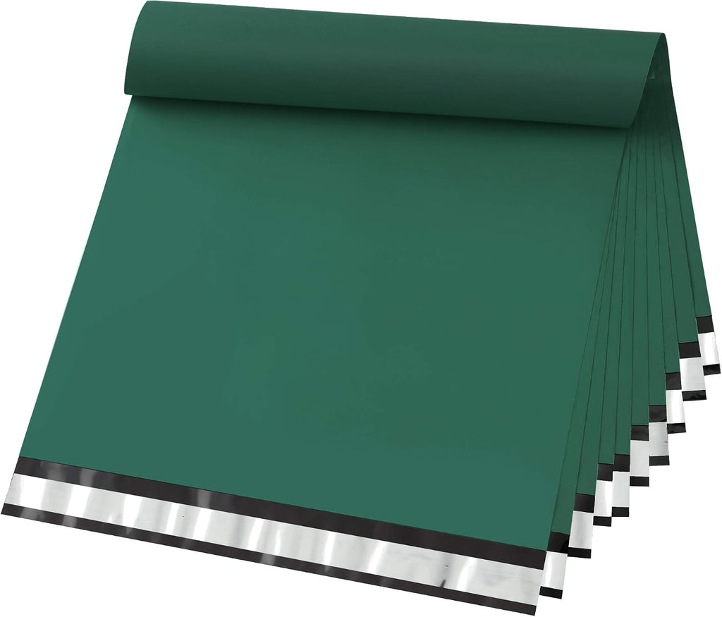 12x15.5 Poly Mailers Medium for Clothes, Ultramarine Green, 200pcs