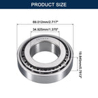 HIPicco 14137/274 Tapered Roller Bearing Cone and Cup Set