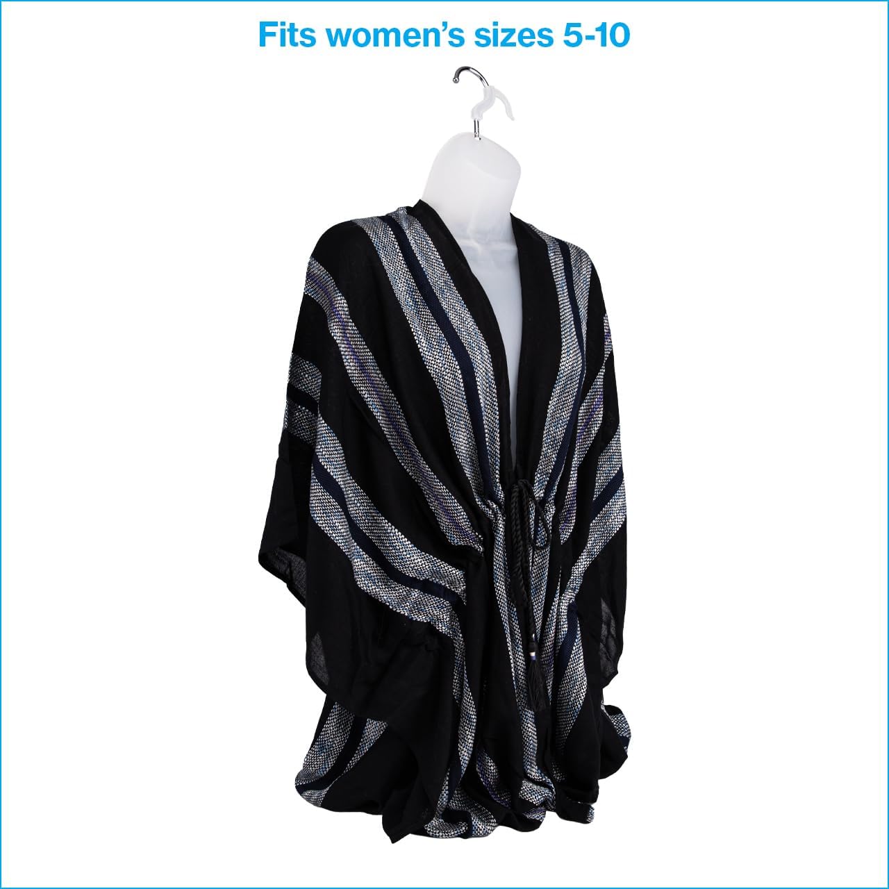 Female Mannequin Torso - Fits Women’s Sizes 5-10 - Molded, Shatterproof &