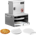 Electric Pizza Dough Press Machine, 6 Inch Pizza Pastry Press Plate, Stainless Steel Bread Presser, Commercial