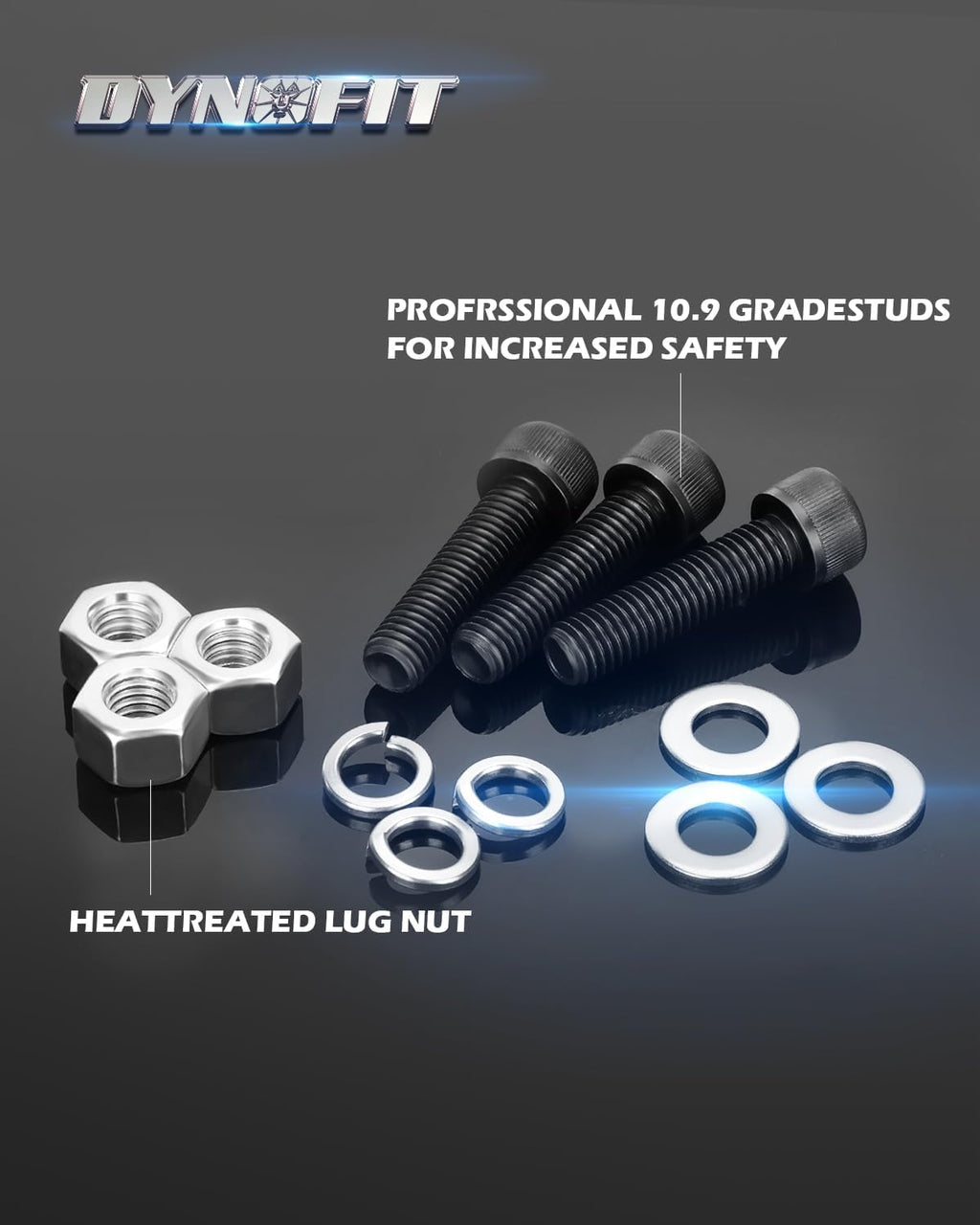 Dynofit 2in Leveling Lift Kit for Dodge Ram 1500 4WD (2006-2026), Aluminum Strut Spacers Raise 2 Inches Front Suspension for Ram1500 4x4