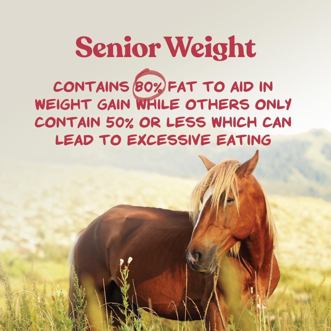 Weight Accelerator Horse Supplement, Meal Topper, Omega-3, 8 lb