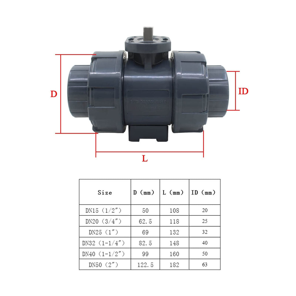 PVC Motorized Valve Electric Actuator Pneumatic Shut Off