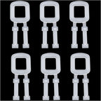 200PCS Plastic Manual Strapping Buckles Packaging Tightening Strap Clips For Pallet Box Bundling Eco Friendly Hand