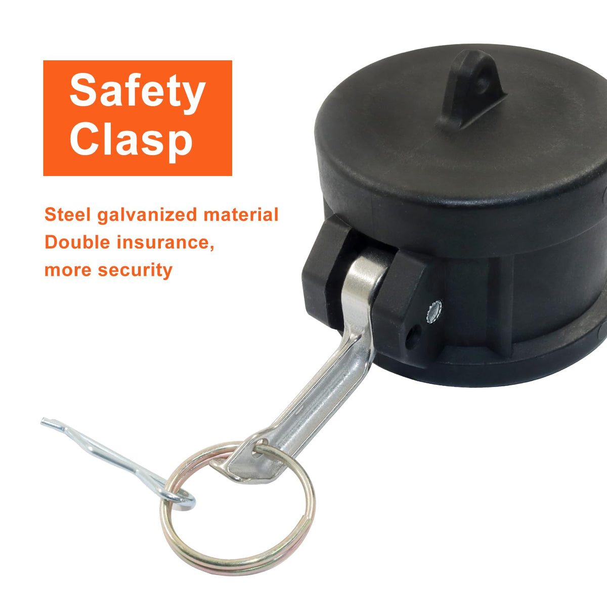 Kyuionty 2 Inch Poly Camlock Dust Cap, DC200, 2 Pack