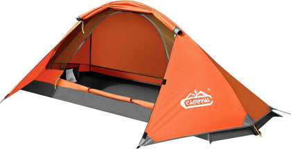 1 Person Tent for Camping Hiking Mountain Hunting Backpacking Tents 4 Season Resistance to Windproof Rainproof and